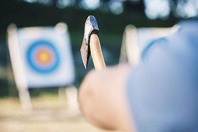 Axe throwing