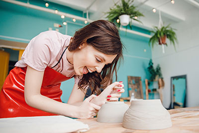 Pottery class in Berlin