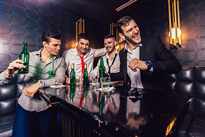 VIP-Tisch im Club