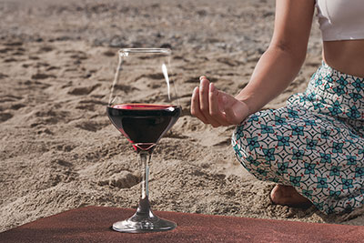 Wein Yoga Kurs