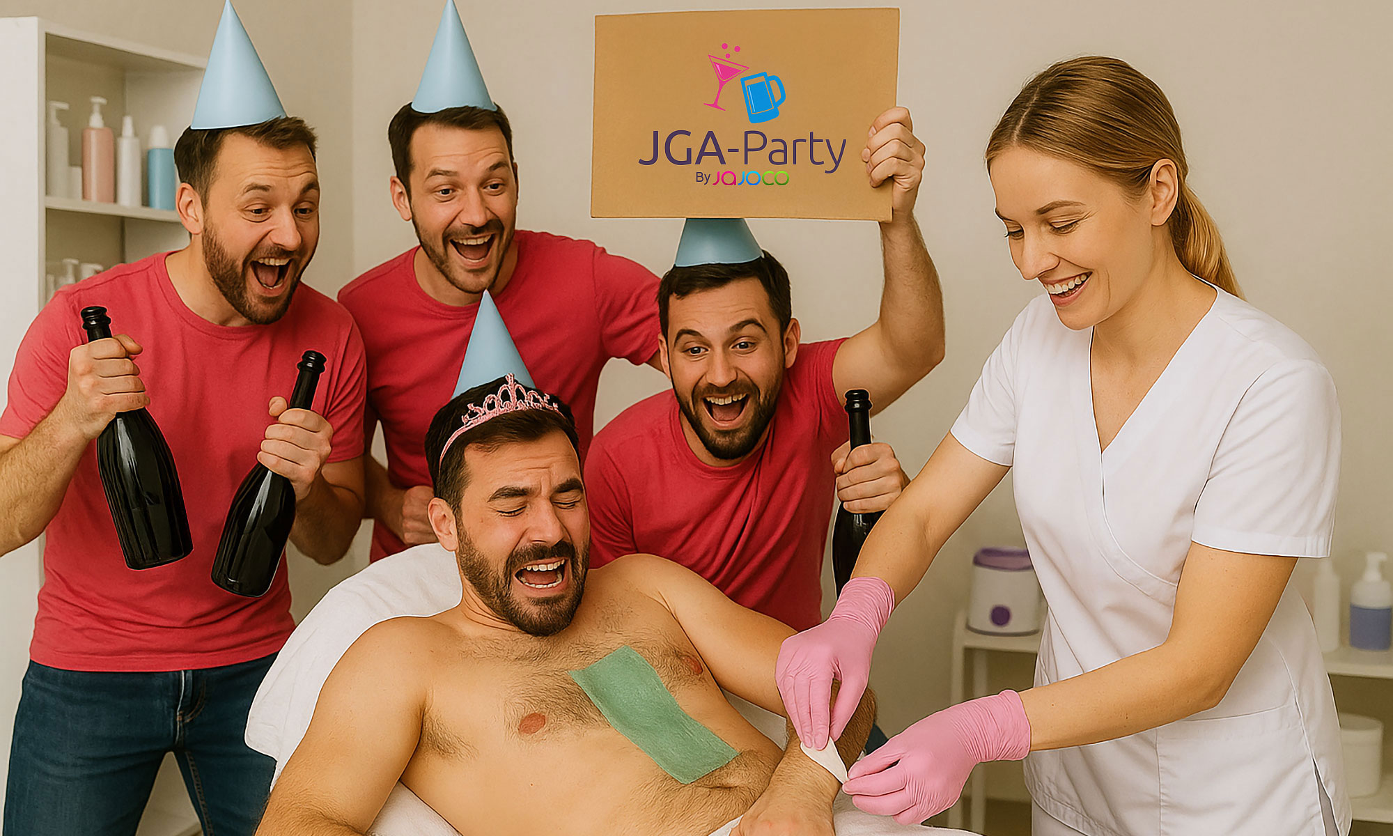 Intim Waxing für Männer JGA in Berlin / Intimate waxing for the stag do in Berlin